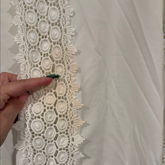 Anne Fontaine White Lace Blouse - Picture 10 of 10